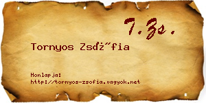 Tornyos Zsófia névjegykártya